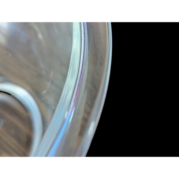 Vintage Pyrex #323 Clear Glass Mixing Serving Nesting Bowl 1.5L Oven Microwave - Picture 3 of 5